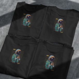 Astronaut Kostym Cyber Punk T Shirt
