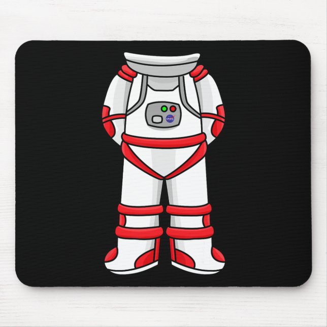 Astronaut Kostym Head Coola Space Rocketman Hallow Musmatta (Framsidan)
