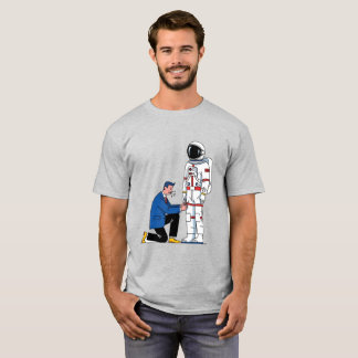Astronaut Kostym Tailor Minimalist Unisex T-shirt
