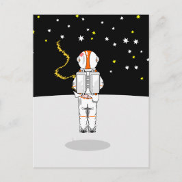 Astronaut Kräkta Kort Wewein i rymden