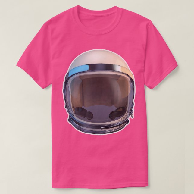Astronaut kvicksilverblanksteg helmet T-Shirt (Design framsida)