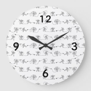 Astronaut Large Clock Stor Klocka