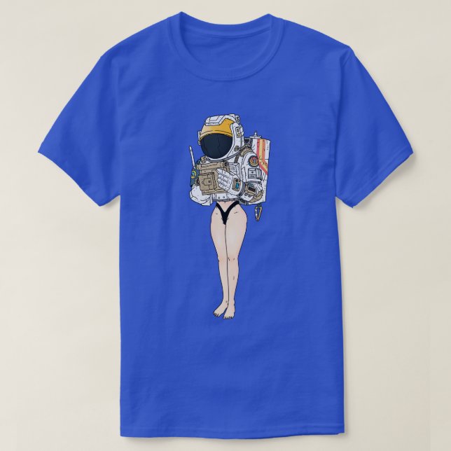 astronaut legstronaut space kostym t shirt (Design framsida)