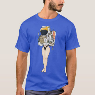 astronaut legstronaut space kostym t shirt