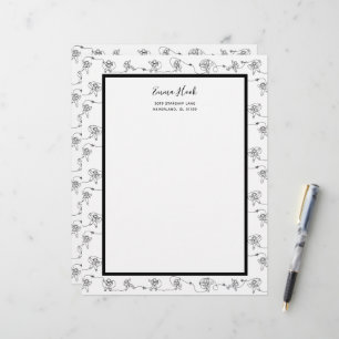Astronaut Letterhead Brevhuvud