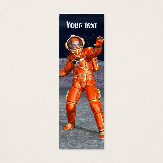 Astronaut Litet Visitkort (Framsidan)
