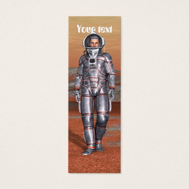 Astronaut Litet Visitkort (Framsidan)