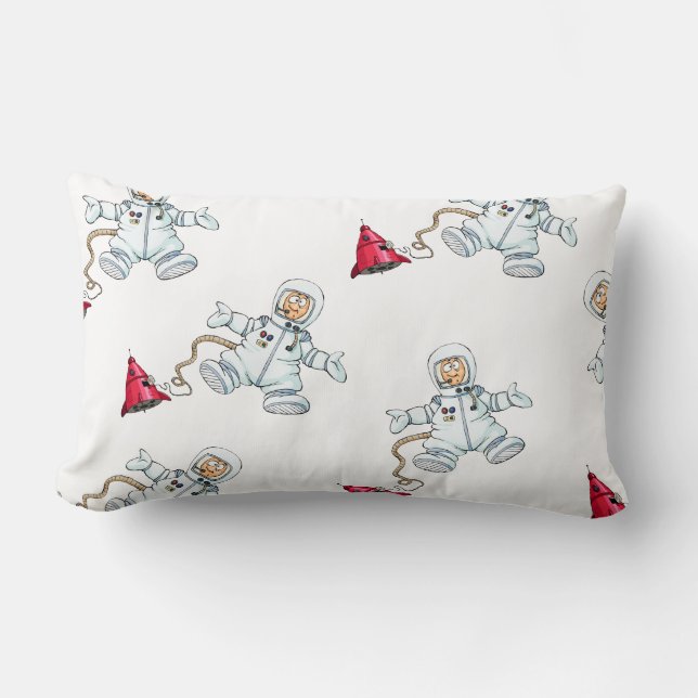 astronaut lumbarkudde (Framsida)