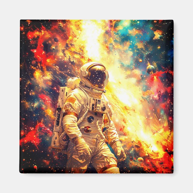 Astronaut Magnet (Framsidan)