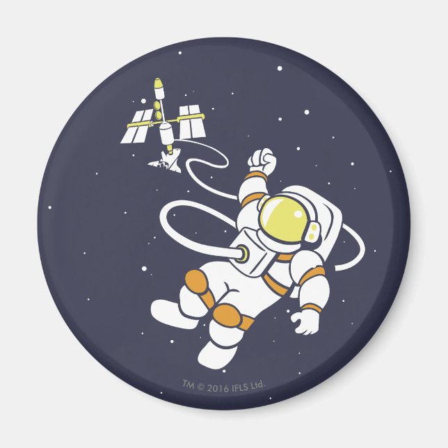 Astronaut Magnet (Framsidan)