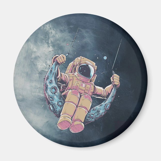 Astronaut Magnet (Framsidan)