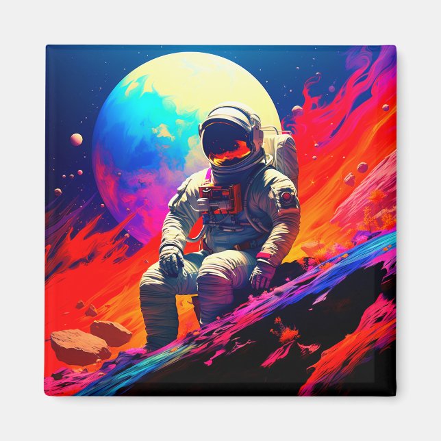 Astronaut Magnet (Framsidan)