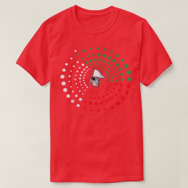 astronaut MANAR Gif Idea T Shirt (Design framsida)