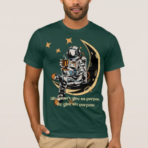 Astronaut Måne Dreams - Space Exploration T-Shirt