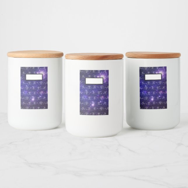 Astronaut Mat Etikett (Flaskor)