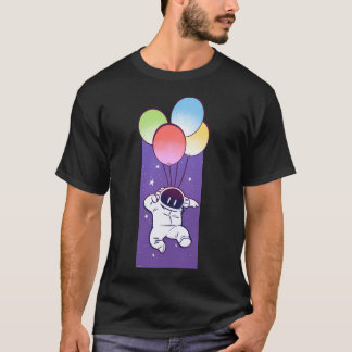 Astronaut med ballonger t shirt