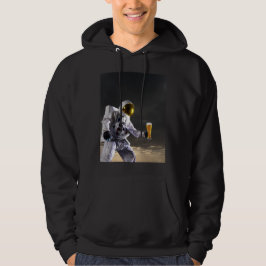 Astronaut med en punkt hoodie