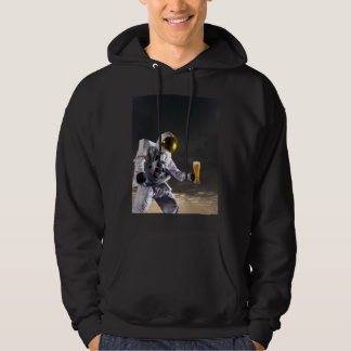 Astronaut med en punkt hoodie