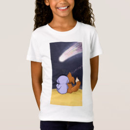 Astronaut med hund titta på kometen t shirt