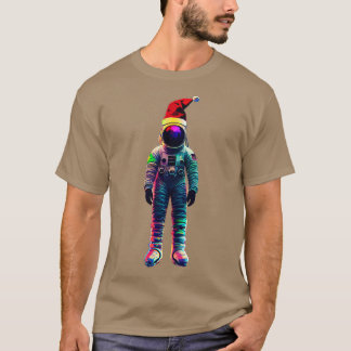 Astronaut med julklapp t shirt