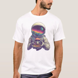 astronaut med svamp t shirt