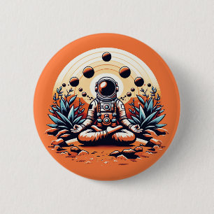 Astronaut Meditating - Cosmic Zen & Inner Peace Knapp