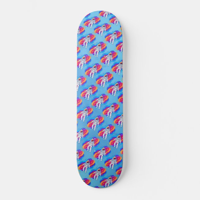 Astronaut Mini Skateboard Bräda 18,5 Cm (Framsida)