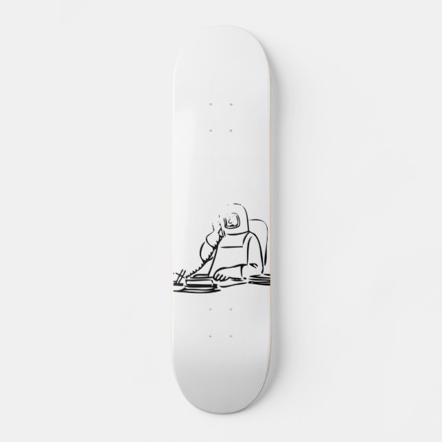 astronaut mini skateboard bräda 18,5 cm (Framsida)