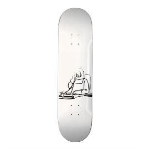 astronaut mini skateboard bräda 18,5 cm