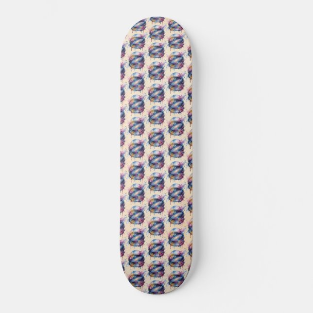 Astronaut Mini Skateboard Bräda 18,5 Cm (Framsida)