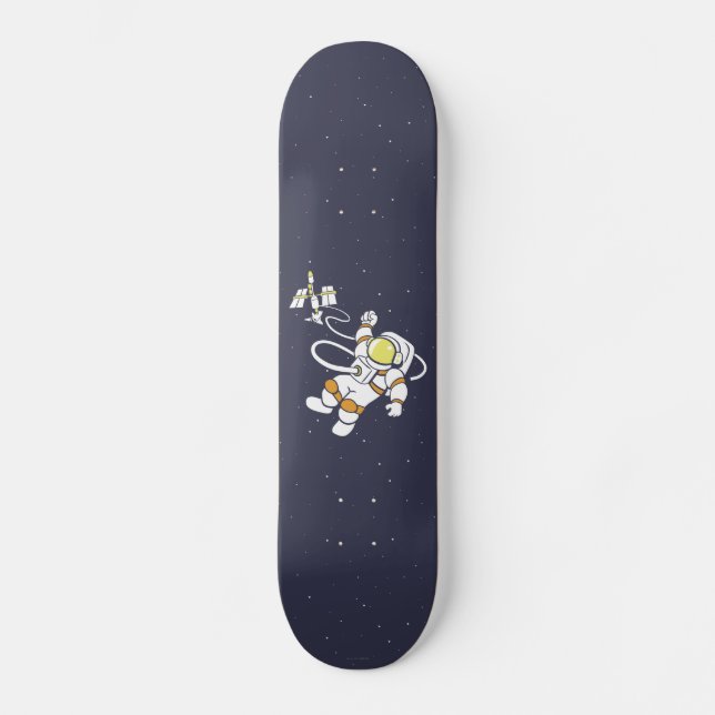 Astronaut Mini Skateboard Bräda 18,5 Cm (Framsida)