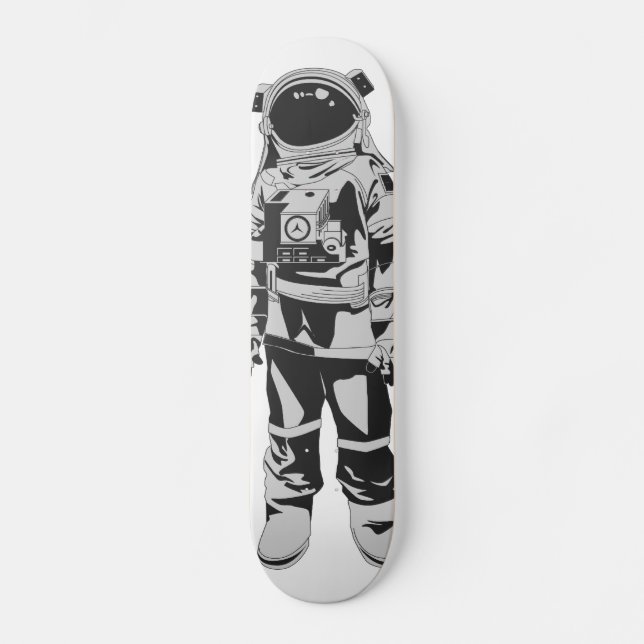 Astronaut Mini Skateboard Bräda 18,7 Cm (Framsida)