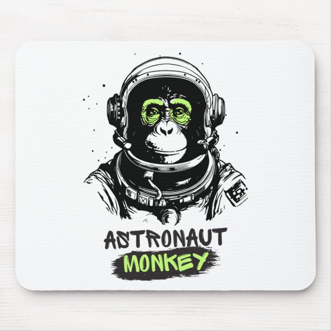 Astronaut Monkey Coola Computer Musmatta (Framsidan)