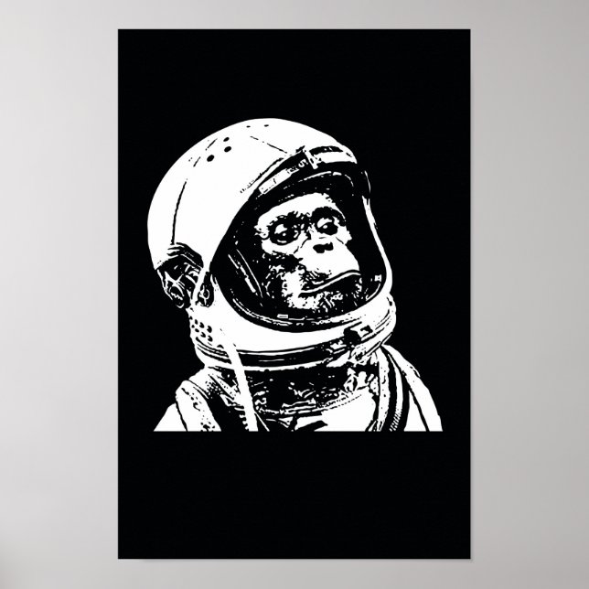 Astronaut Monkey Poster (Framsidan)