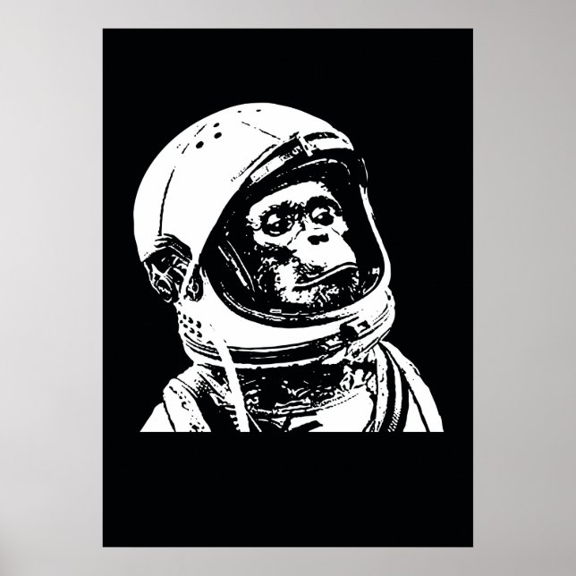 Astronaut Monkey Poster (Framsidan)