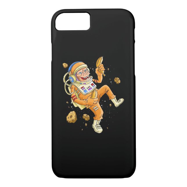 Astronaut Monkey Space Case-Mate iPhone Skal (Baksida)