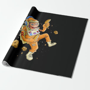 Astronaut Monkey Space Presentpapper