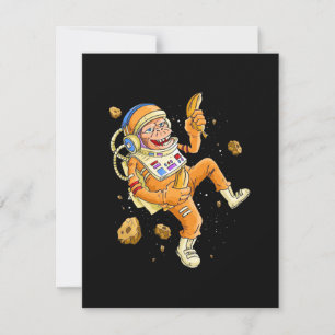 Astronaut Monkey Space Tack Kort