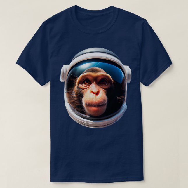 Astronaut Monkey T Shirt (Design framsida)