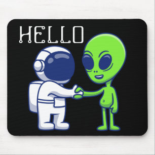 Astronaut möter Alien Musmatta