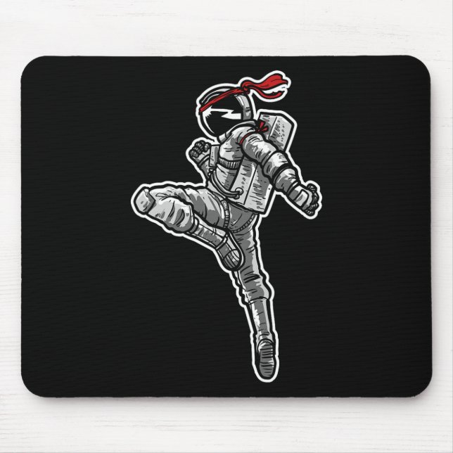 Astronaut Muay Thai Boxing Karate Kickboxing Musmatta (Framsidan)