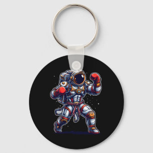 Astronaut Muay Thai Boxning Karate Kickboxning Mar Nyckelring