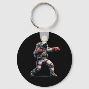 Astronaut Muay Thai Boxning Kickboxning Barn Mäns Nyckelring