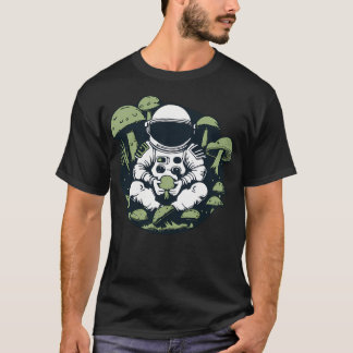 Astronaut Mushroom Aesthetic Vintage T Shirt