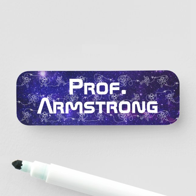 Astronaut Namnbricka (På plats)