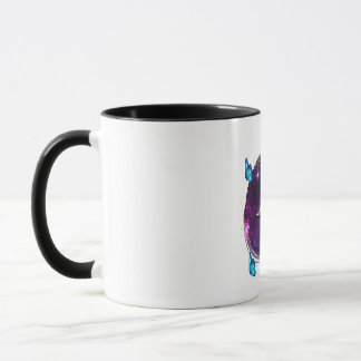 astronaut och fjäril mugg