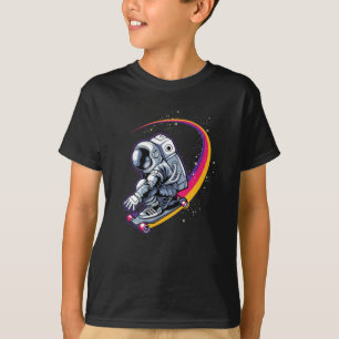Astronaut och Skateboard T Shirt