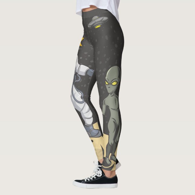 Astronaut och utomjording leggings (Vänster)