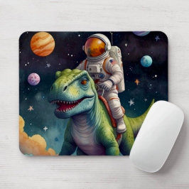 Astronaut on Dino in Space Musmatta