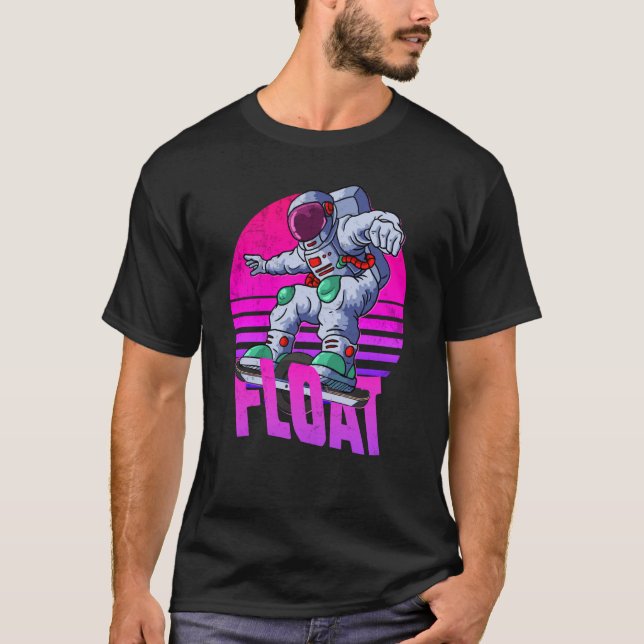 astronaut Onewheel eskate Float owner onewheel   2 T Shirt (Framsida)